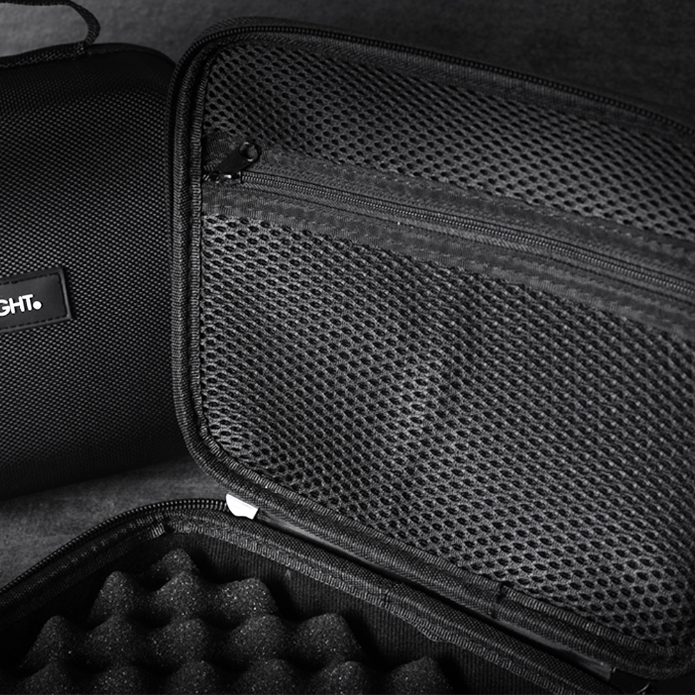 몬스터라이트 휴대용 하드 케이스 캠핑 LED 후레쉬 수납 가방 랜턴 조명 공구