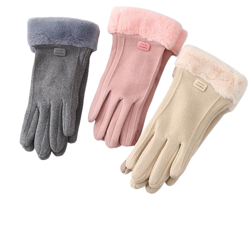 여성 겨울장갑 스마트폰터치 기모 털장갑 방한 기모