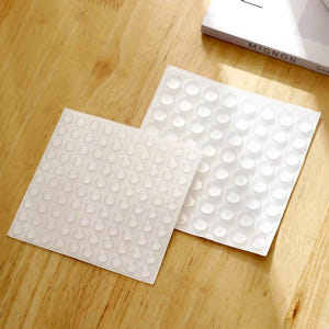 투명 범폰 실리콘 패드 눈물 스티커 100개입 범퍼 미끄럼 충격 소음 방... 실사용 후기 | 효과 있을까? - 상품 이미지 2