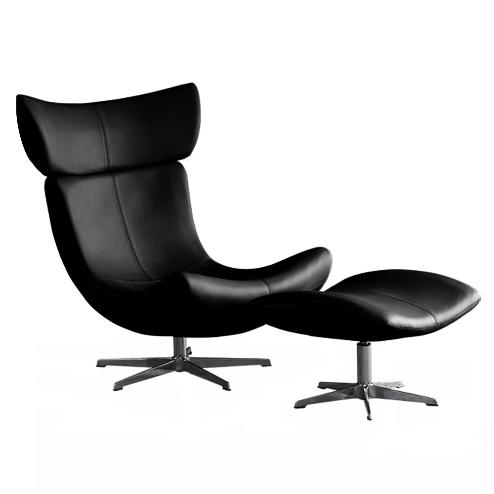 엘루소 레스트로 리클라이너 1인용 고급가죽 소파 서재 거실 인테리어의자