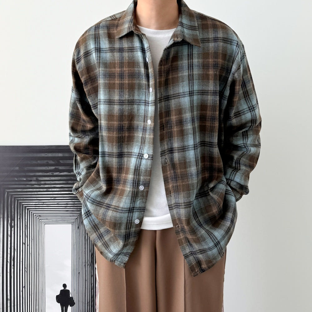 남자체크남방 남자오버핏남방 가격 비교 모노폴로지 남자체크남방 남자오버핏남방