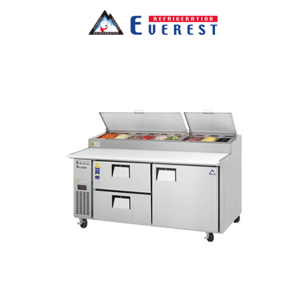 부성 1800 서랍식 피자 토핑 테이블 냉장고 B180PS-21RROS-E