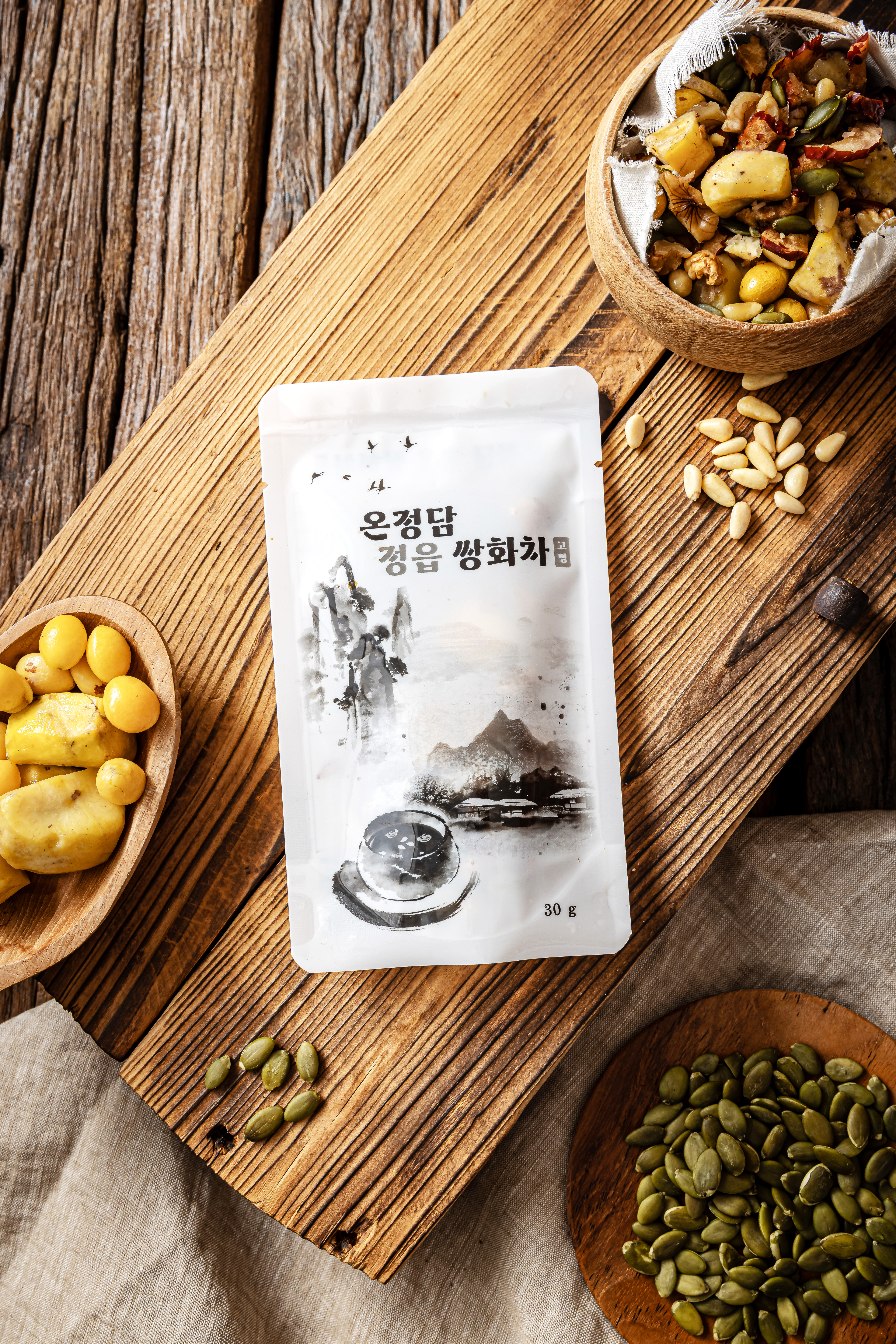 온정담 정읍 쌍화차 진액+밤고명 (진한맛) 무설탕 수제 견과류 이미지 8