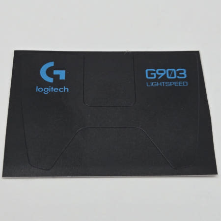 로지텍 G903 HERO LIGHTSPEED 마우스 밑바닥 하단 보증 스티커 내마모성