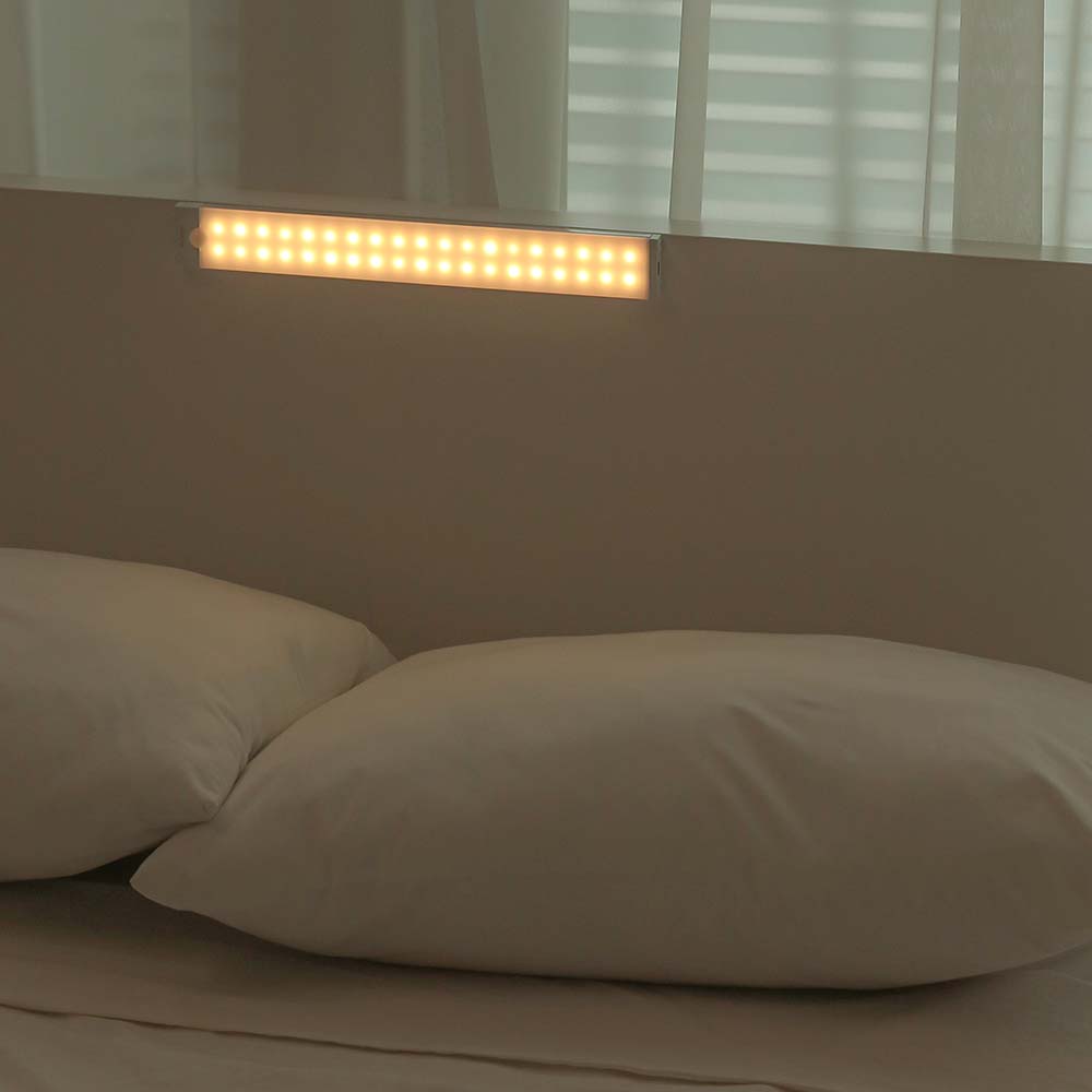 모락 넬리 스틱 LED 무선 센서등 센서바 자석 조명 충전식 신발장 30cm (주광색)