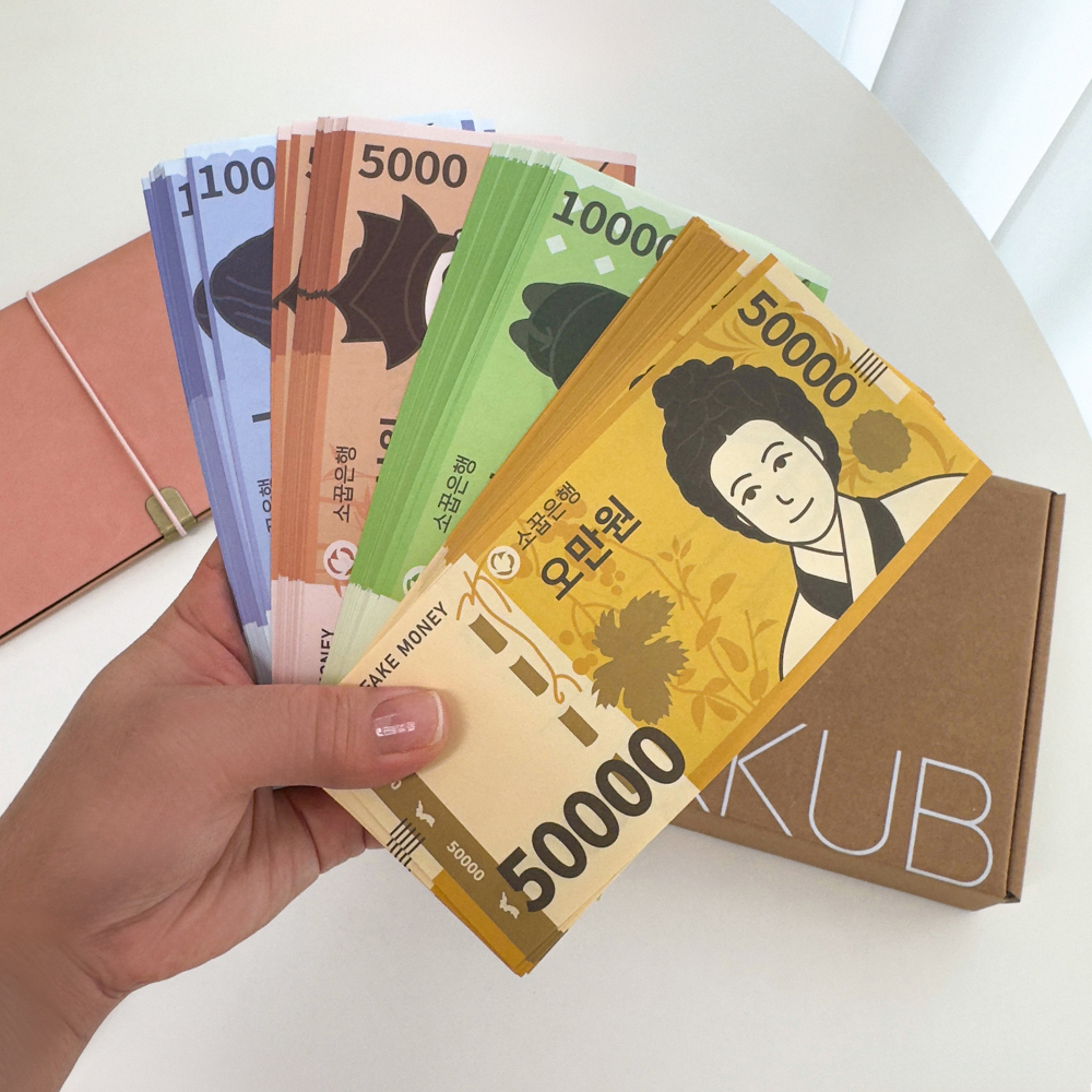 페이크머니 가짜돈 현금 용돈 이벤트 지폐 혼합 60장 세트 제품 이미지