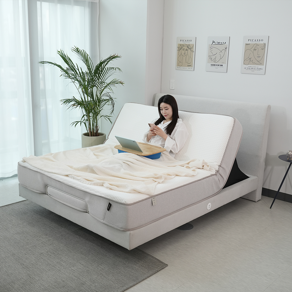 N포인트 10만점 적립 ) 심플 모션베드 리클라이너침대, 모션침대,주문 제작가능합니다. S/SS/Q/K