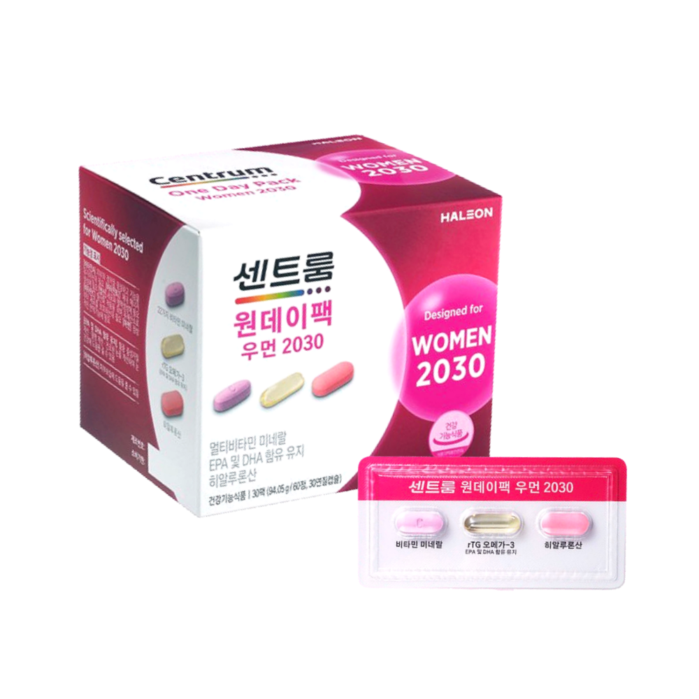 센트룸 원데이팩 우먼2030 올인원 비타민 영양제 30정X1개 - 상세 이미지 5