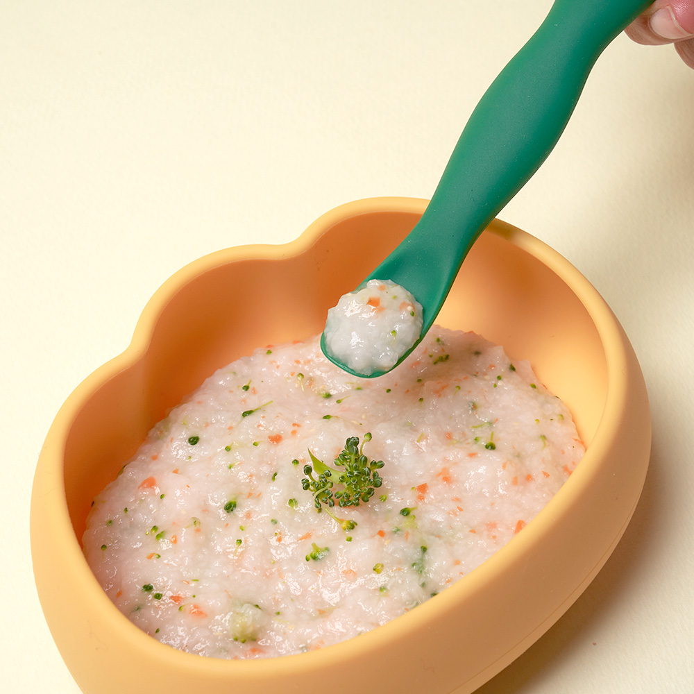 잼먹 초기 이유식 스푼 떠먹스푼 아기 숟가락 실리콘