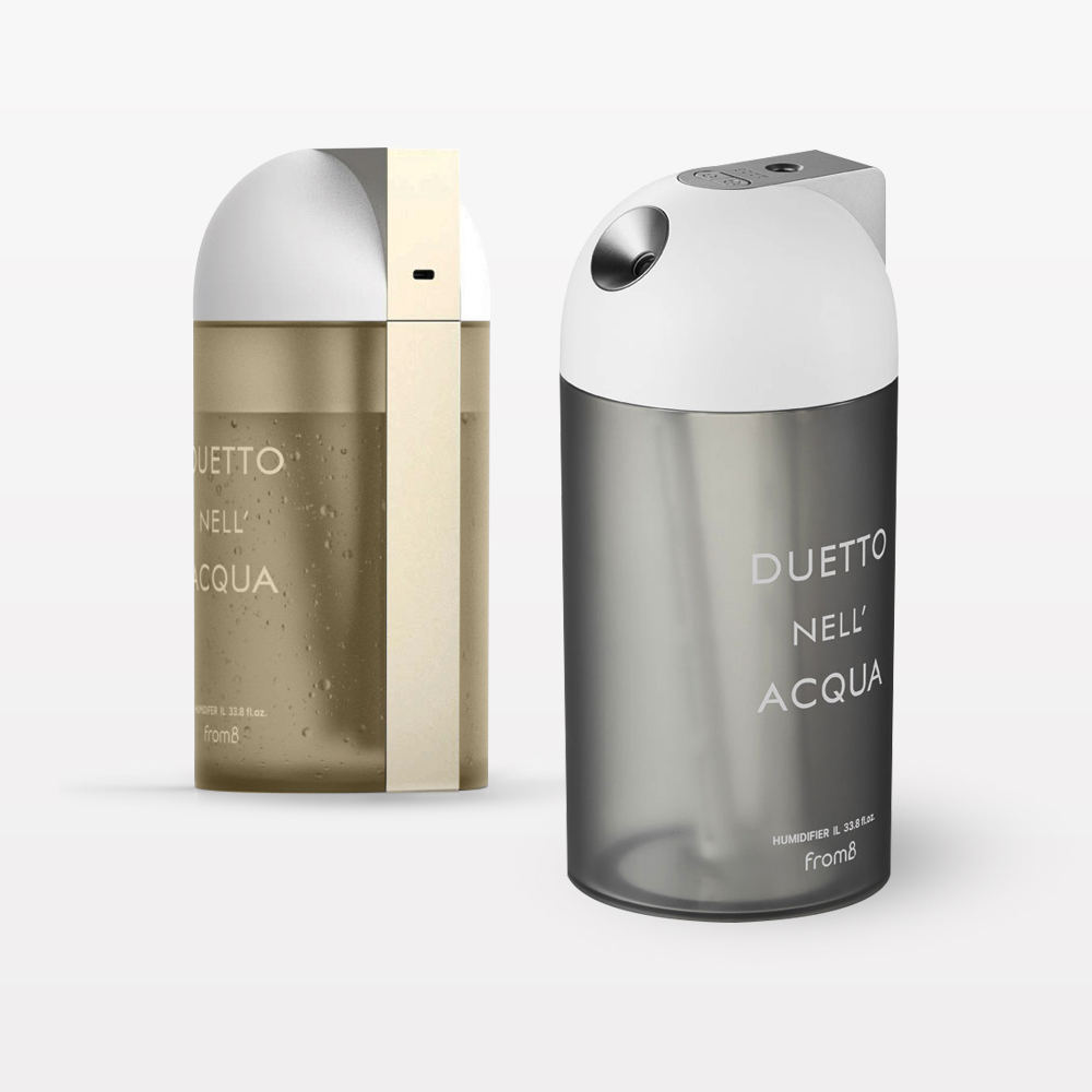 프롬비 무선가습기 사무실 탁상용 휴대용 더블미스트 1리터 FE243 실버