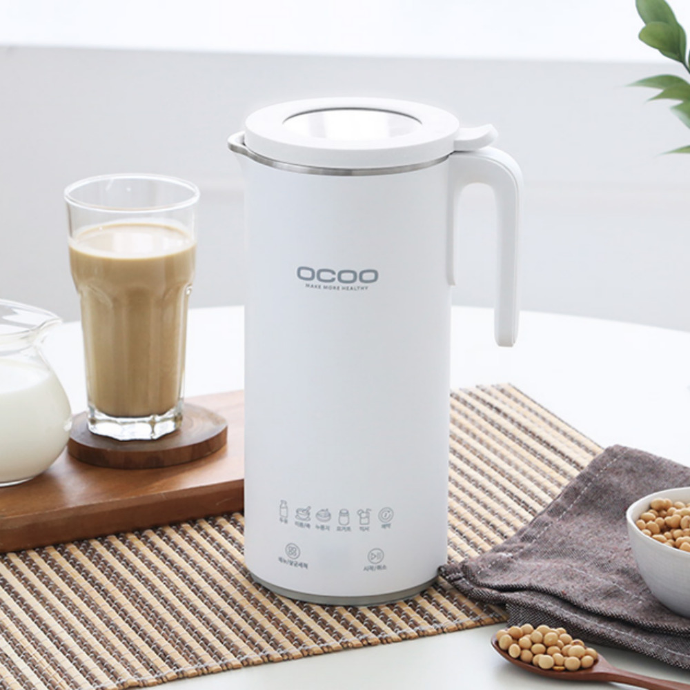 [층간소음 O제로] 오쿠 저소음 900ml 두유제조기 누룽지 요거트 OCC-BM900SV