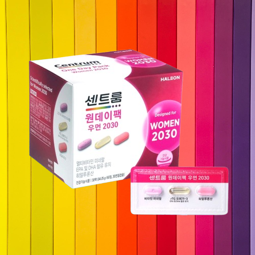 센트룸 원데이팩 우먼2030 올인원 비타민 영양제 30정X1개 - 상세 이미지 2