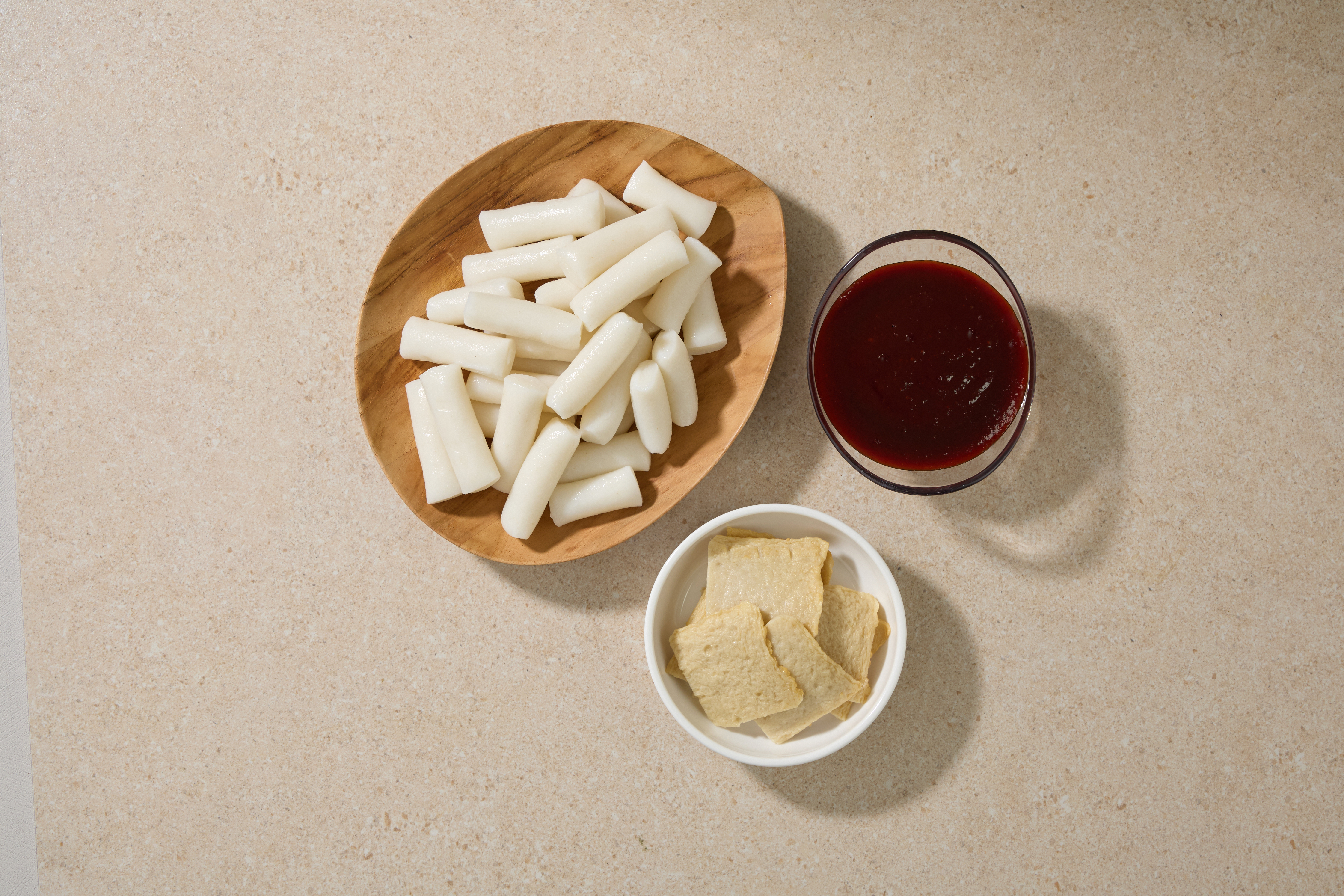 낭만부부 무설탕 쌀 떡볶이 밀키트 2인분(480g) 옛날 국물 가래떡 세트 재료 이미지 6