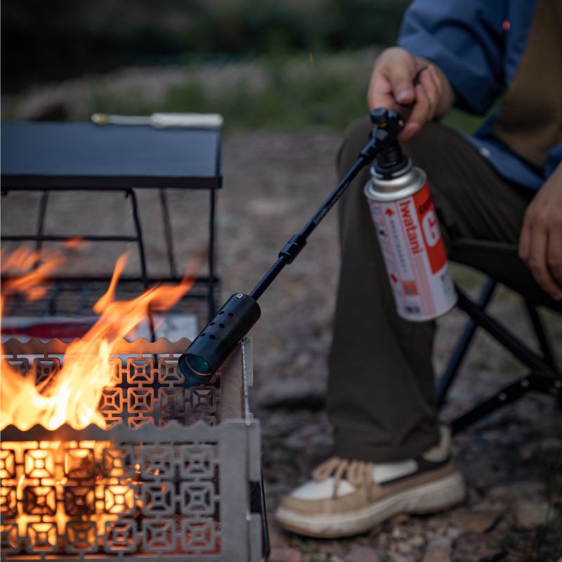 캠핑문 액출방지 3단 분리형 이소 부탄가스 멀티 롱토치