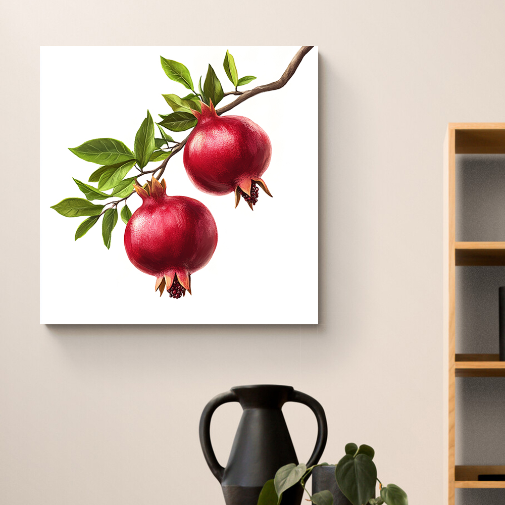 만복석류 80x80cm 캔버스액자 석류그림 이미지 8