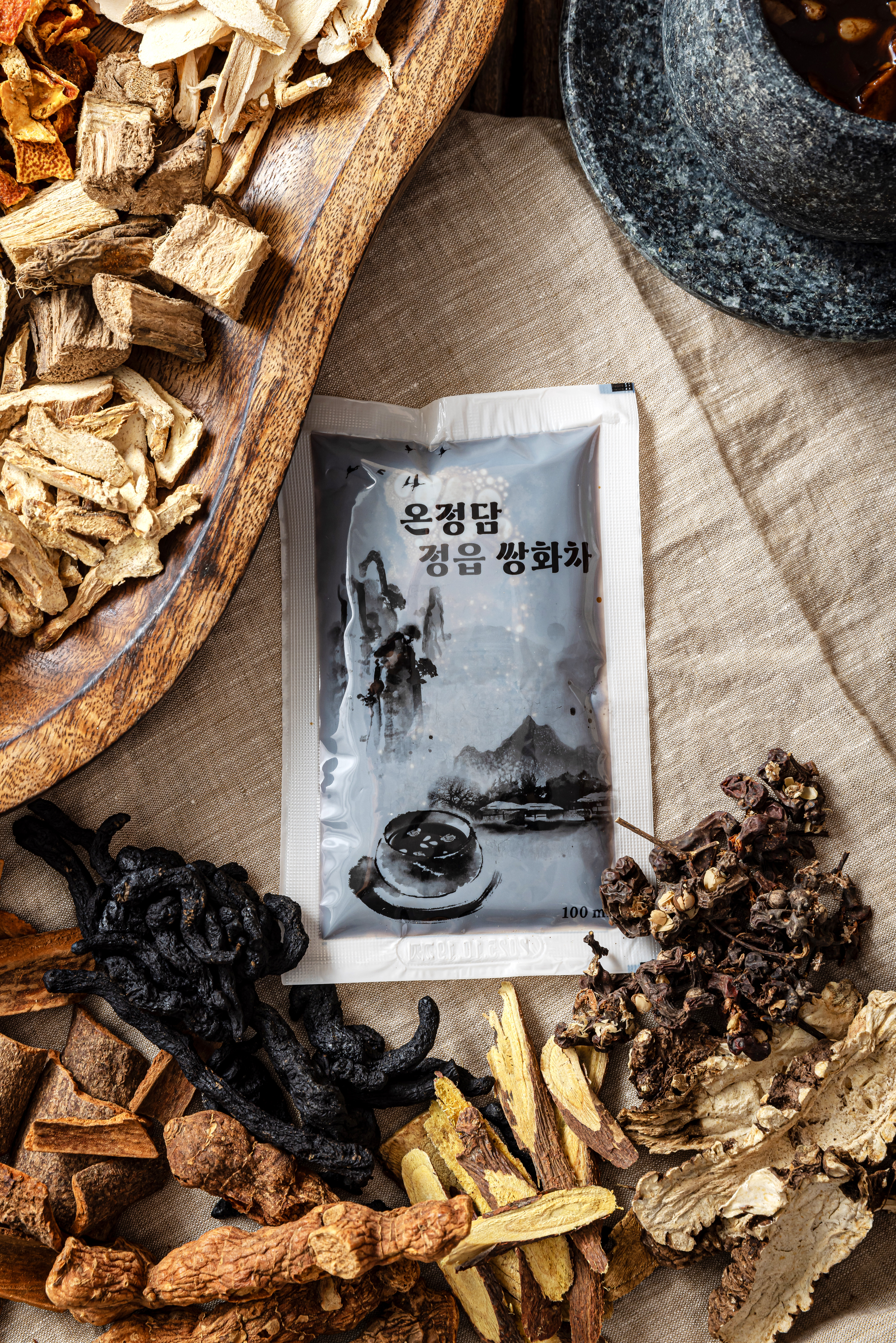 온정담 정읍 쌍화차 진액+밤고명 (진한맛) 무설탕 수제 견과류 - 상세 이미지 5