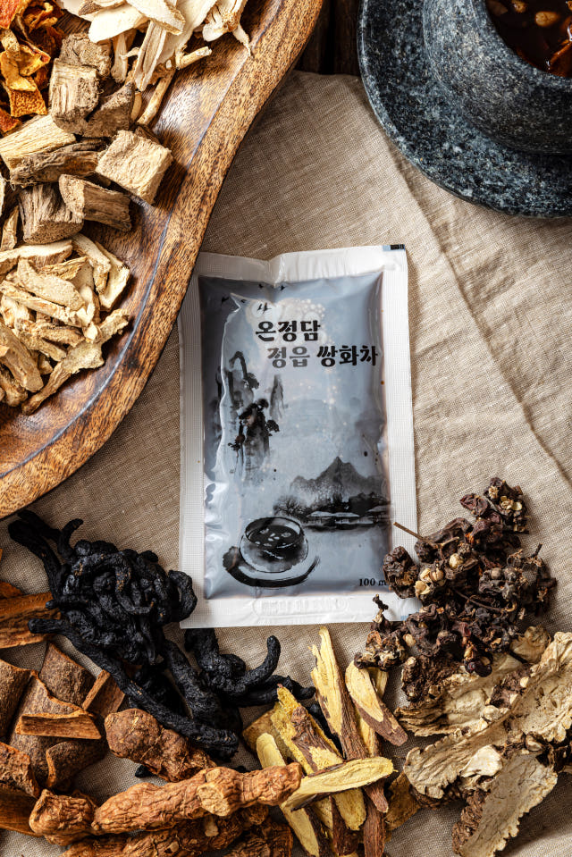 온정담 정읍 쌍화차 진액+밤고명 (진한맛) 무설탕 수제 견과류