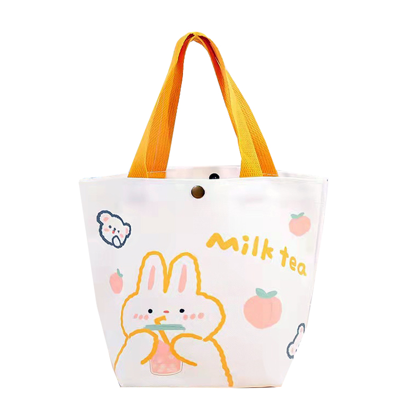 뷰레이터닷컴 애니멀 캔버스 미니 에코백 데일리 손목가방 인쇄가능 - 상세 이미지 3