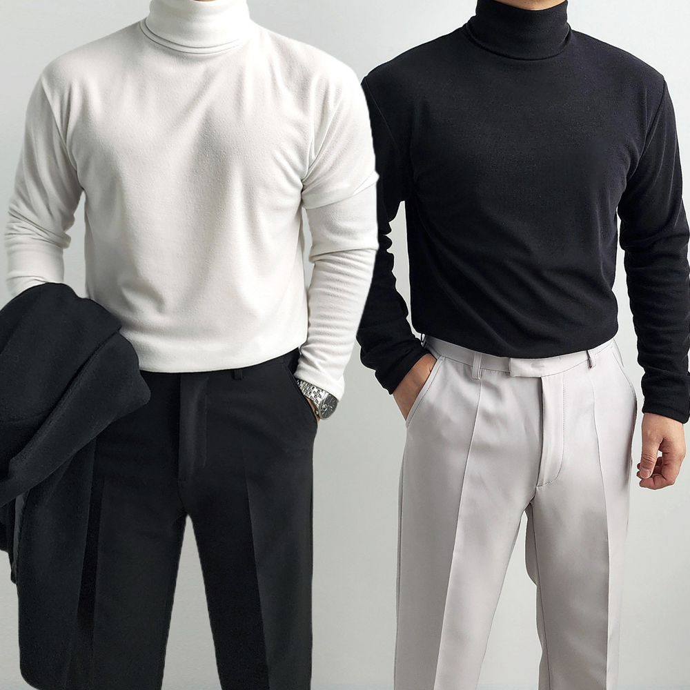 1+1 남자목티 남성폴라티 - 상품 이미지