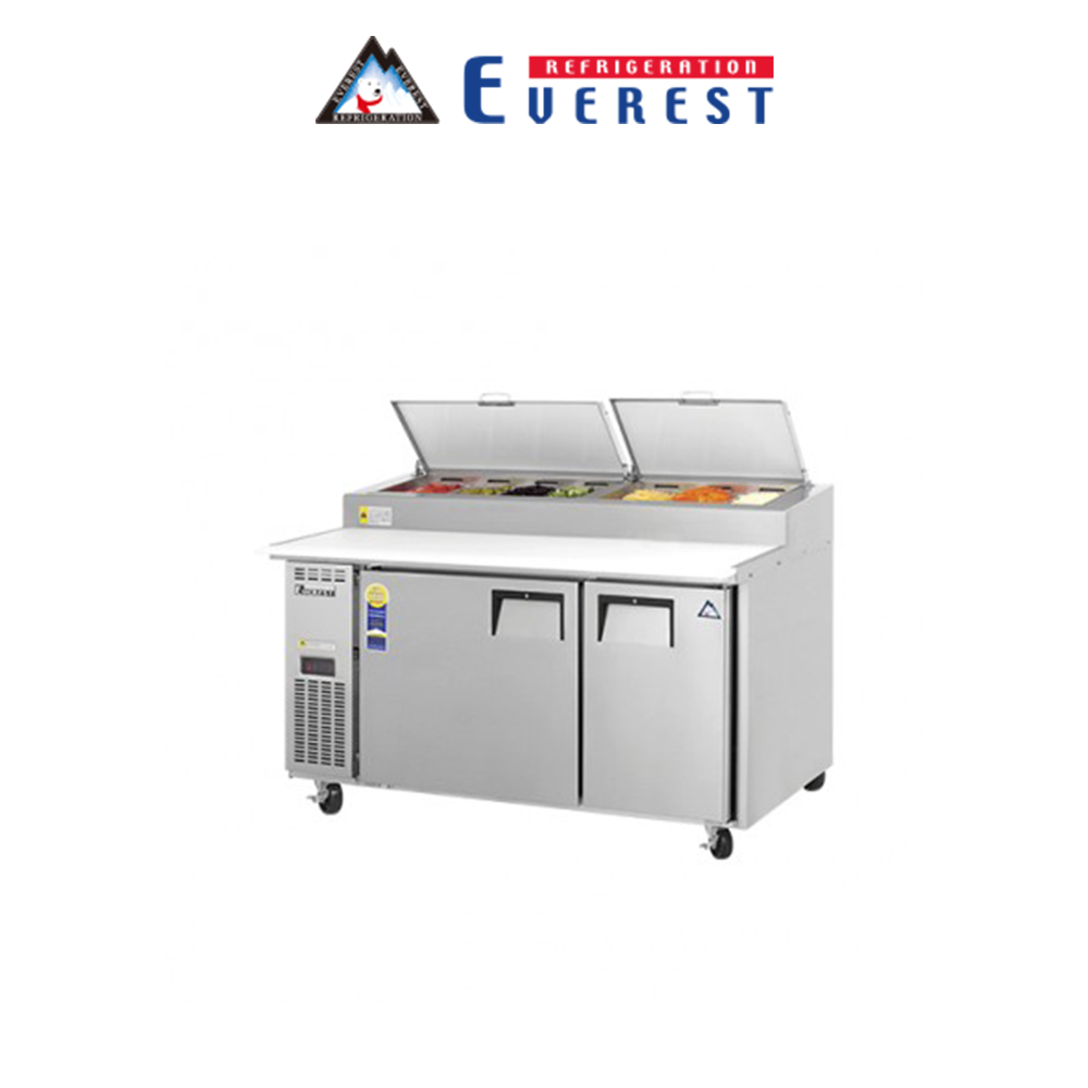 부성 1500 피자 토핑 테이블 냉장고 간냉식 B150P-2RROS-E