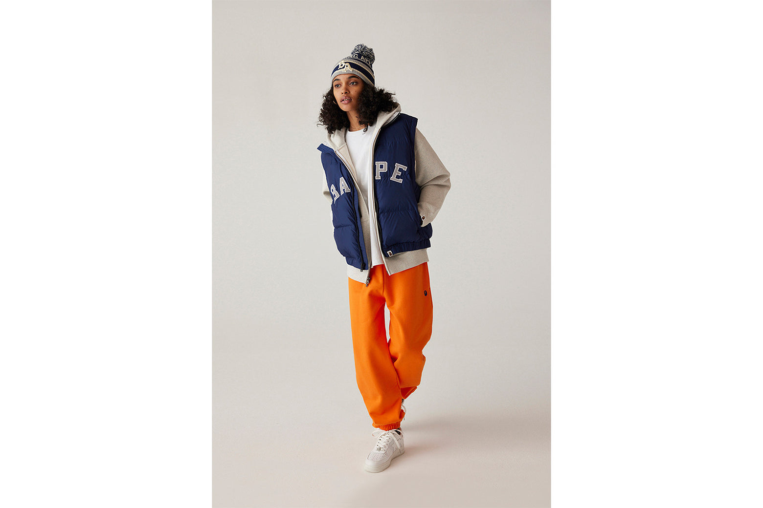 베이프 우먼즈 모자 ONE POINT BEANIE 1K80-281-003 - 상세 이미지 5