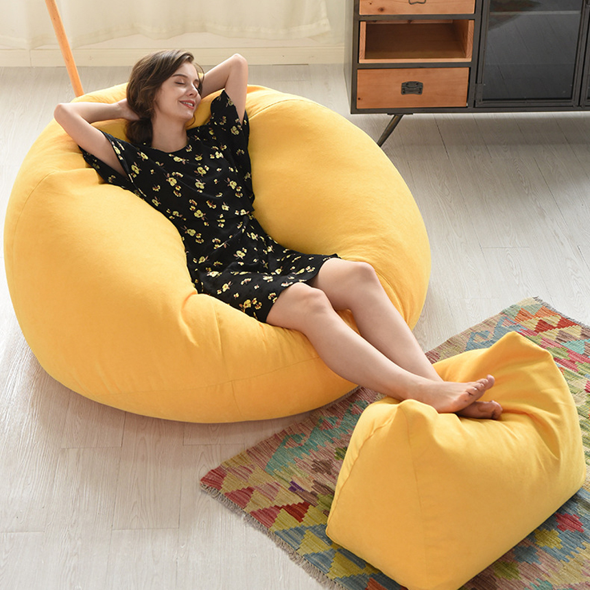 키스 라운지 편한 1인용 빈백 쿠션 소파 L