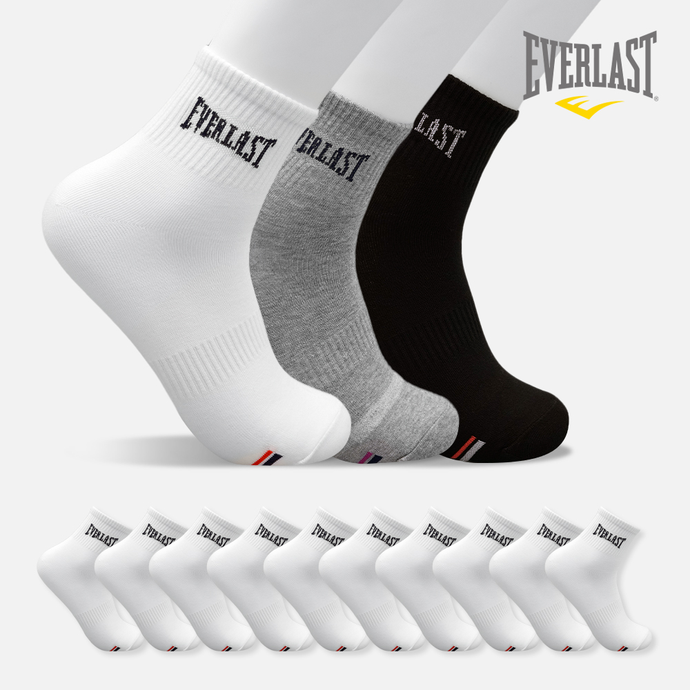 에버라스트 패션 여성 단목 중목 양말 10켤레 세트