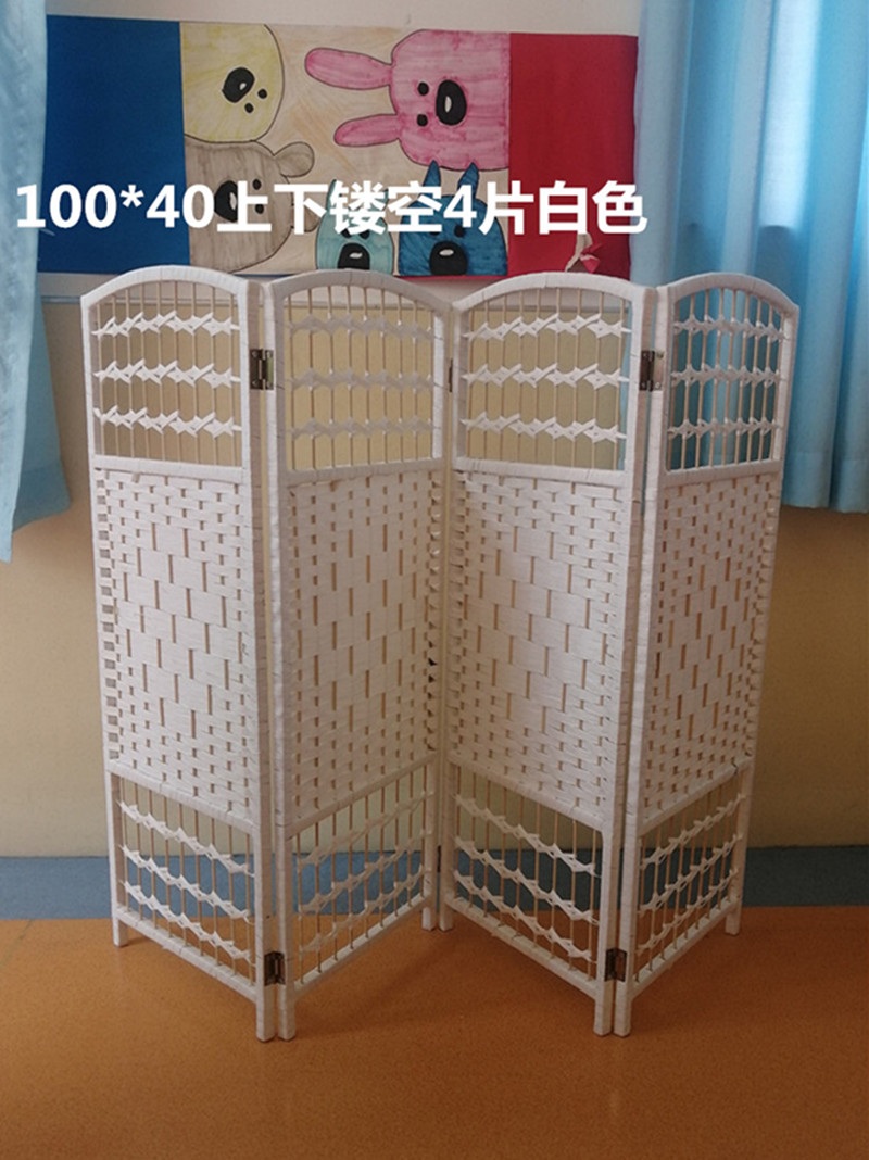 엔틱 파티션 가벽 가림막 인테리어 빈티지 병풍 우드 칸막이 접이식 - 상세 이미지 4