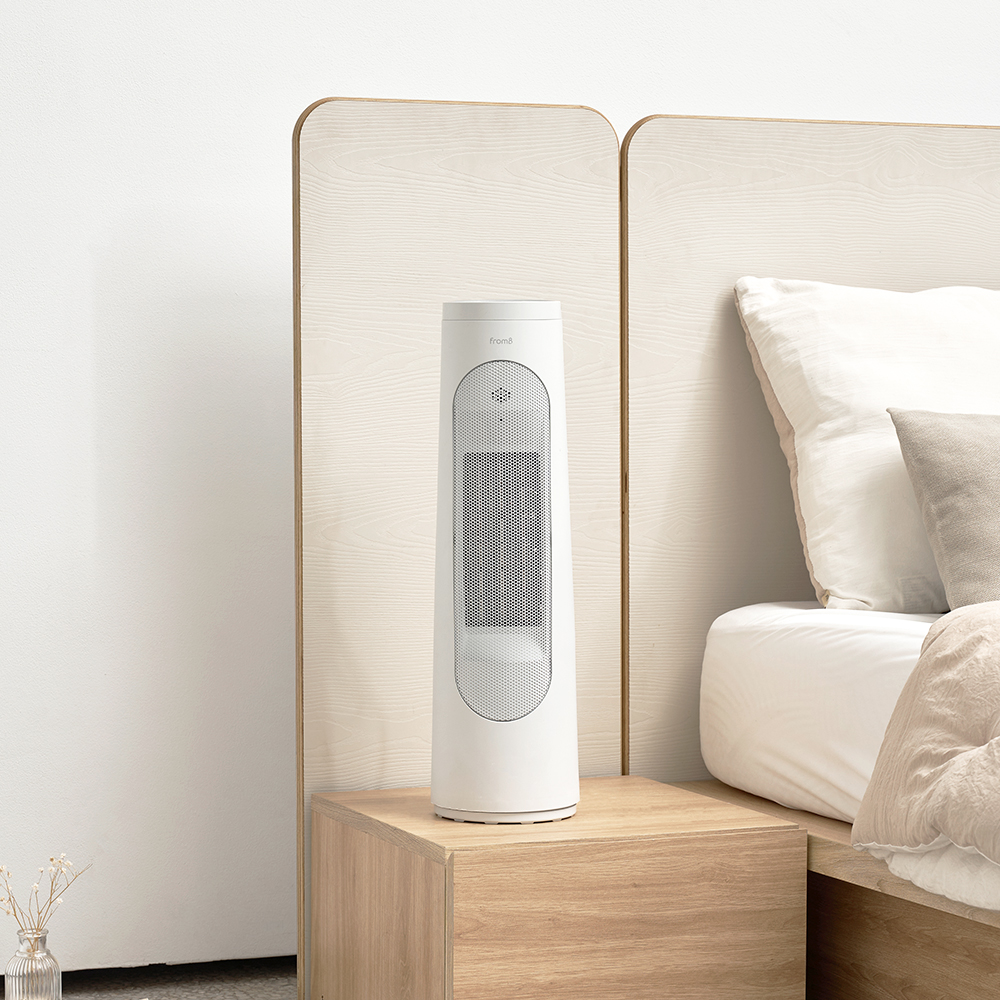 프롬비 히팅타워 회전형 온풍기 FF253H 화이트