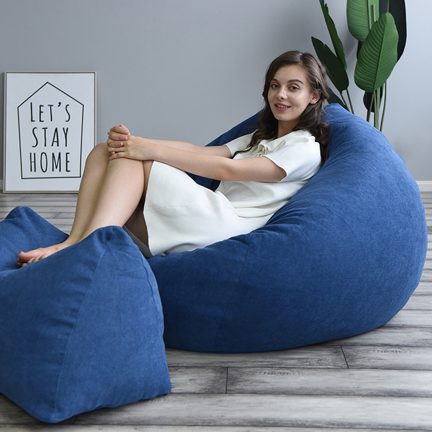 키스 라운지 편한 1인용 빈백 쿠션 소파 L