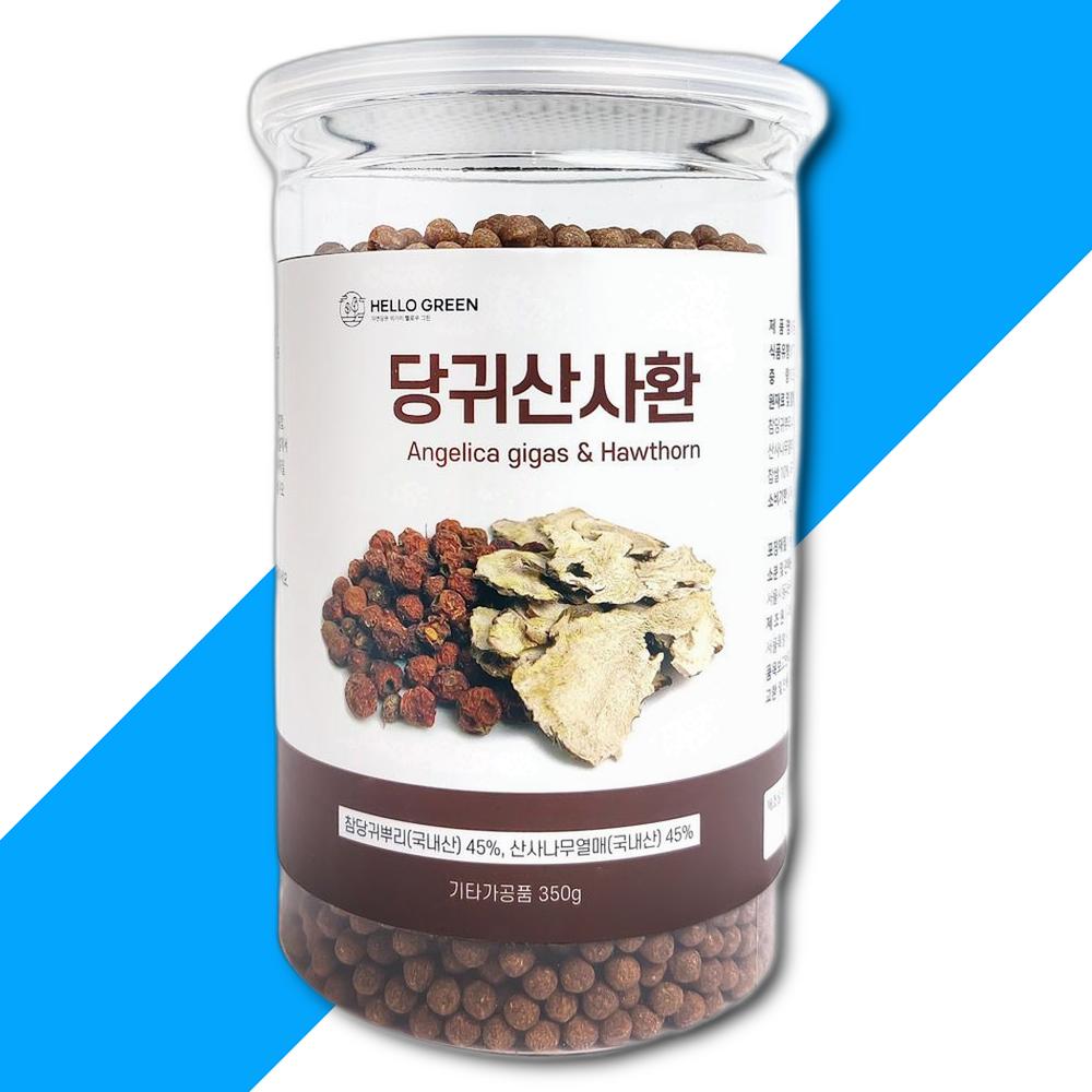 헬로우그린 국산 당귀산사환 350g 통 건강환 건강정 당귀환 산사환 산사열매환 : 최저가유통