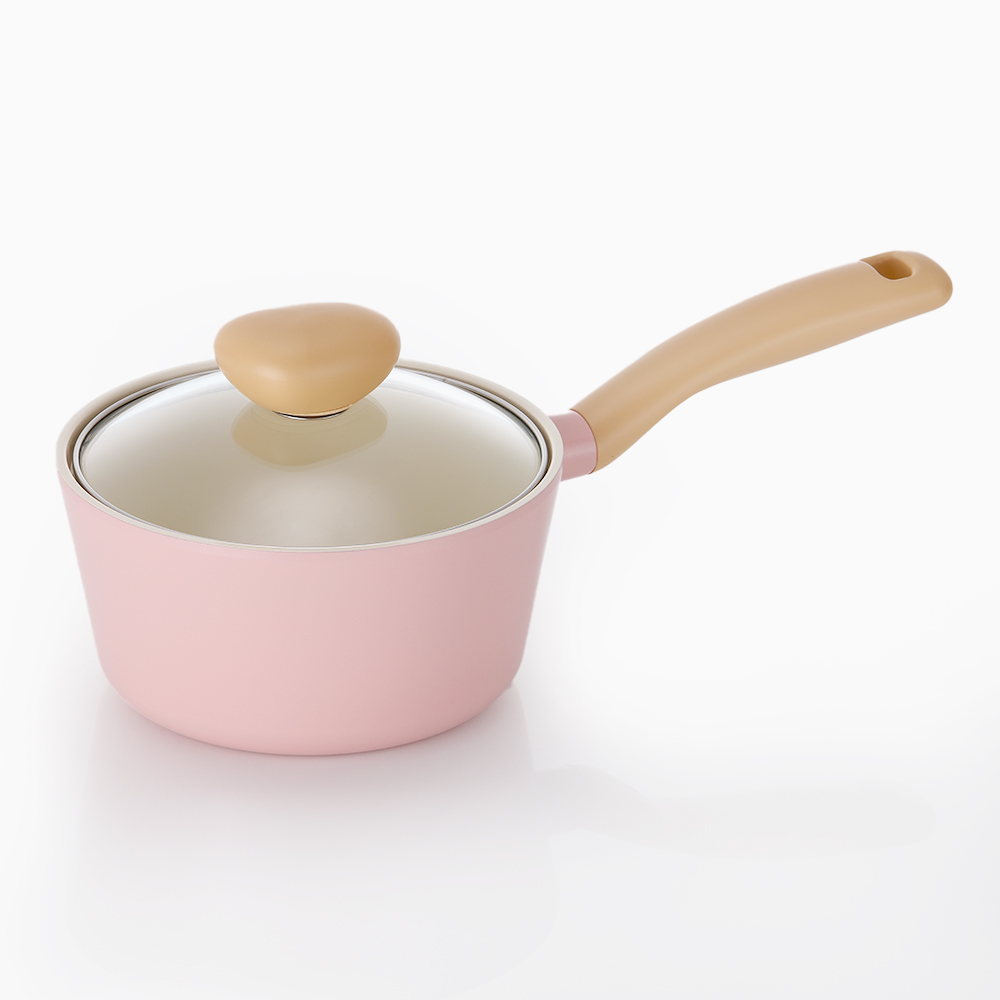 네오플램 레트로 냄비 3종 세트 베이비핑크 가스레인지용