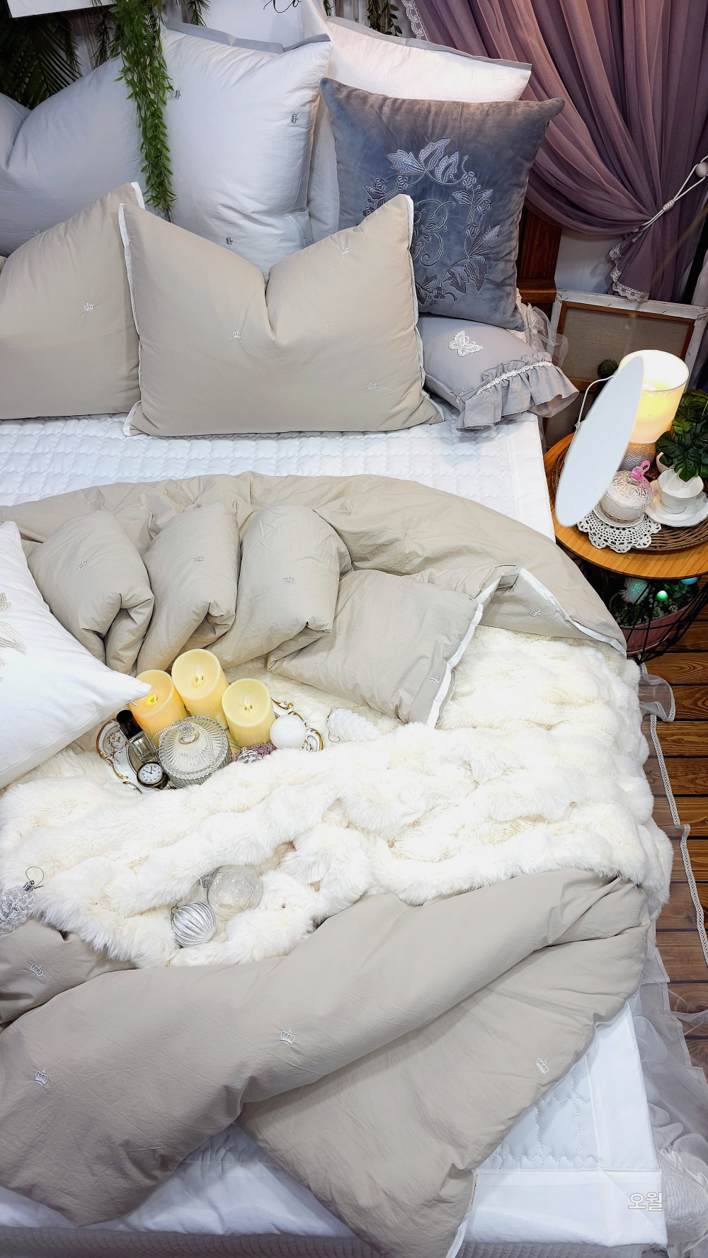 크라운 호텔침구세트 혼수이불 신혼이불 침구류