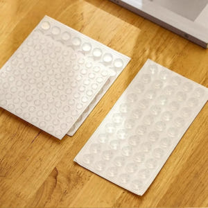 투명 범폰 실리콘 패드 눈물 스티커 100개입 범퍼 미끄럼 충격 소음 방... 실사용 후기 | 효과 있을까? - 상품 이미지 3