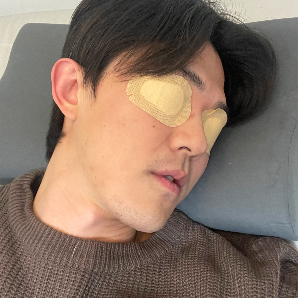 코지밤 눈 보호 패드 안구건조 수면 붙이는 한쪽 눈 안대 가리개 30매 - 상세 이미지 5