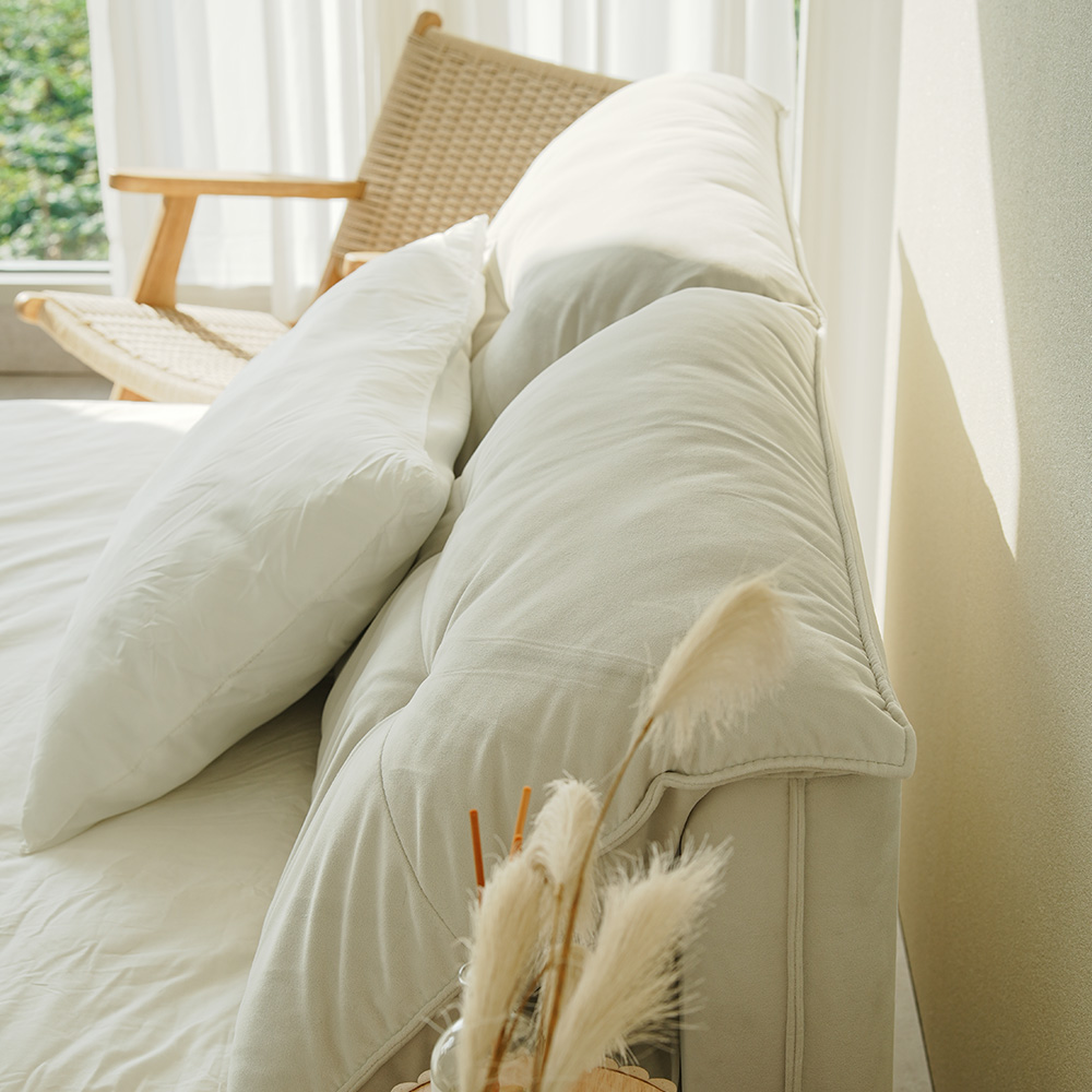 이노센트 플러피 아쿠아텍스 패브릭 쿠션 평상형 침대 SS+9존매트 i104802 - 상세 이미지 5