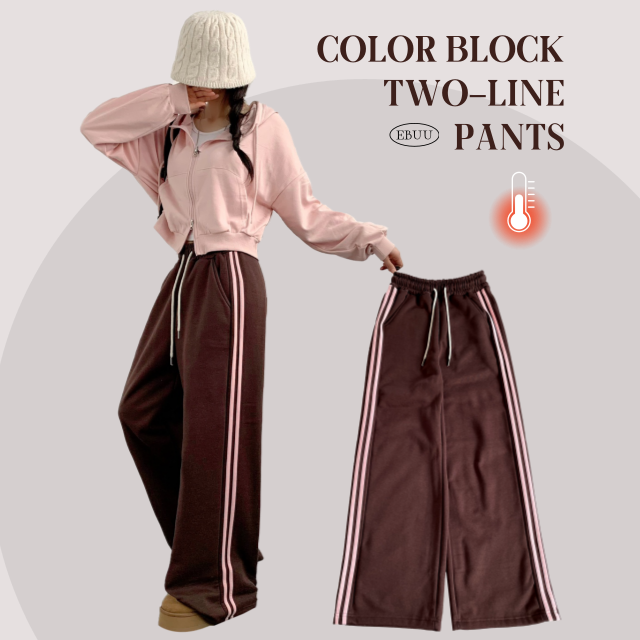 특양면기모트레이닝팬츠-인티드 - 상세 이미지 4