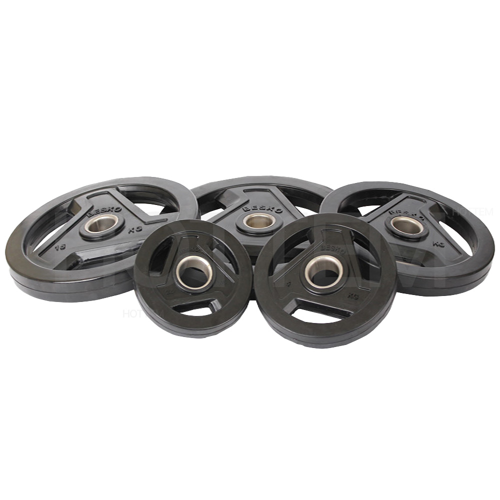 베스코 중량원판 고무 우레탄 바벨 원판 50mm 20kg - 상세 이미지 2