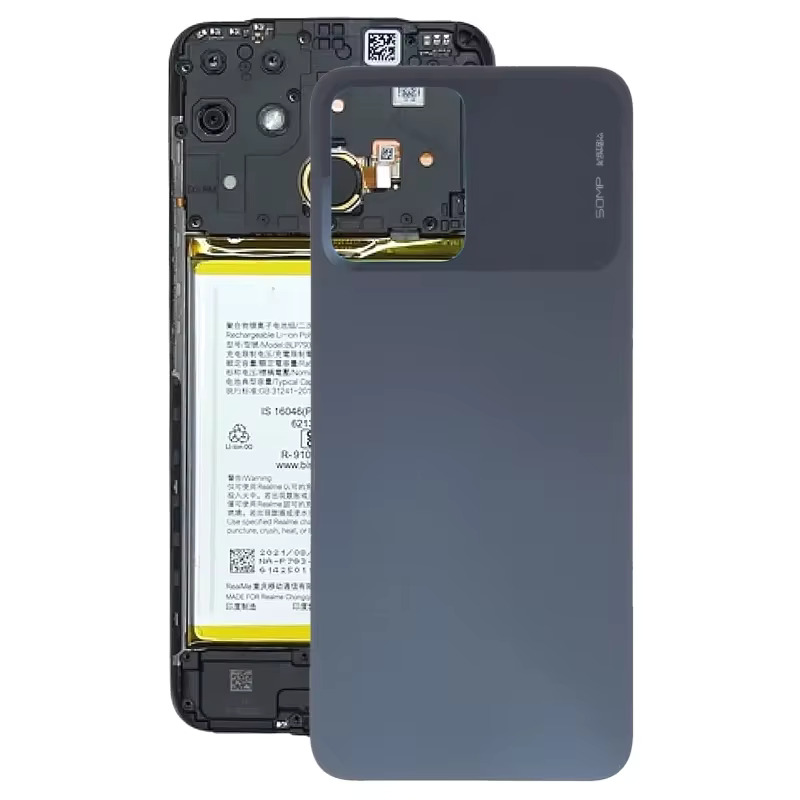Realme Narzo 50A 프라임 휴대폰용 배터리 후면 커버 하우징 케이스 교체 : 지에이치유통