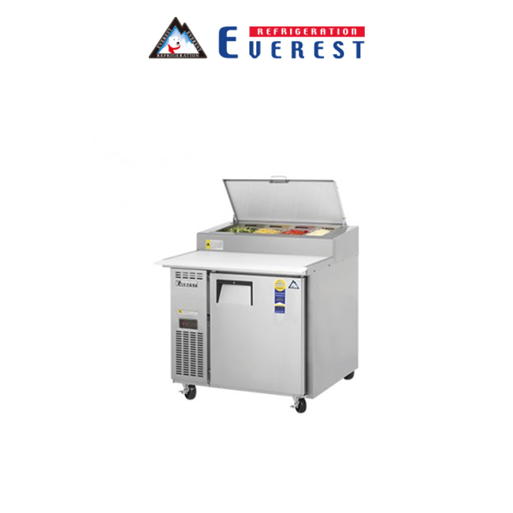 부성 900 피자 토핑 테이블 냉장고 간냉식 B090P-1ROOS-E