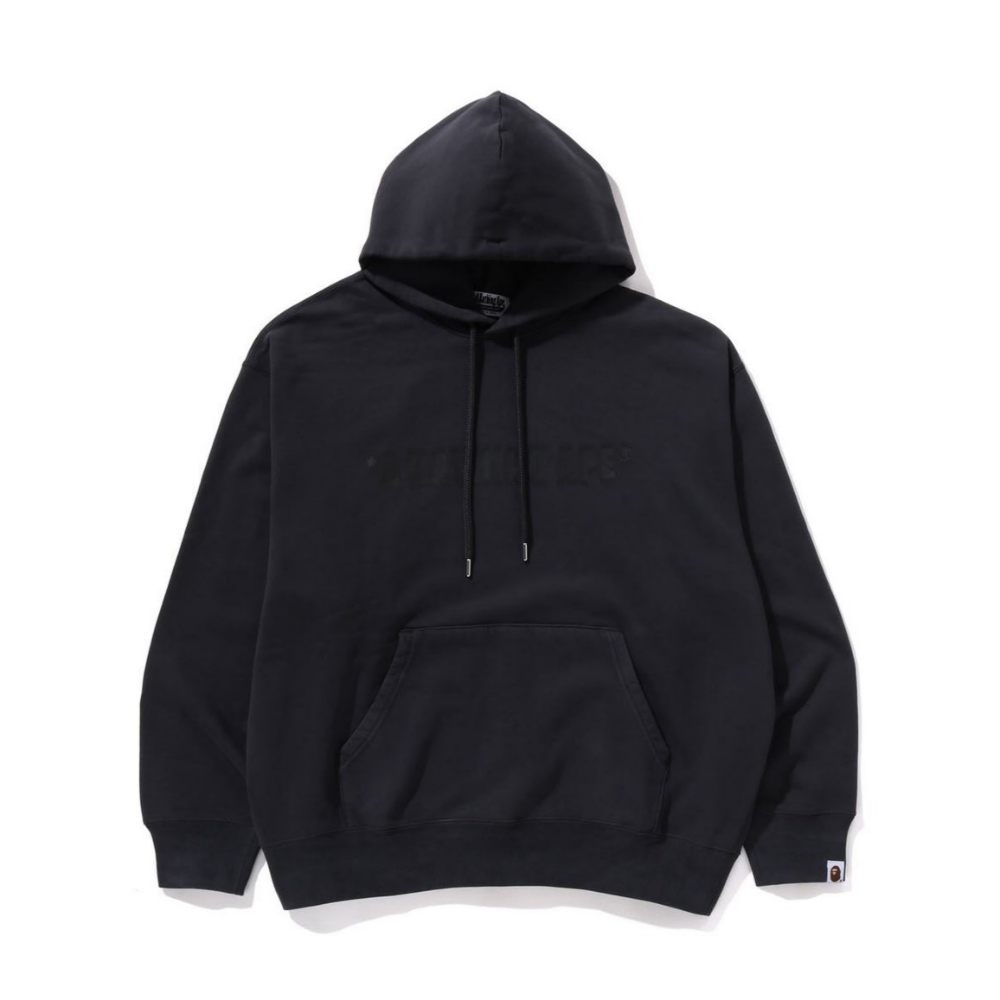 베이프 후드티 GARMENT DYE BATHING APE LOGO RELAXED FIT PULLOVER HOODIE 1K80-114-310 - 상품 이미지