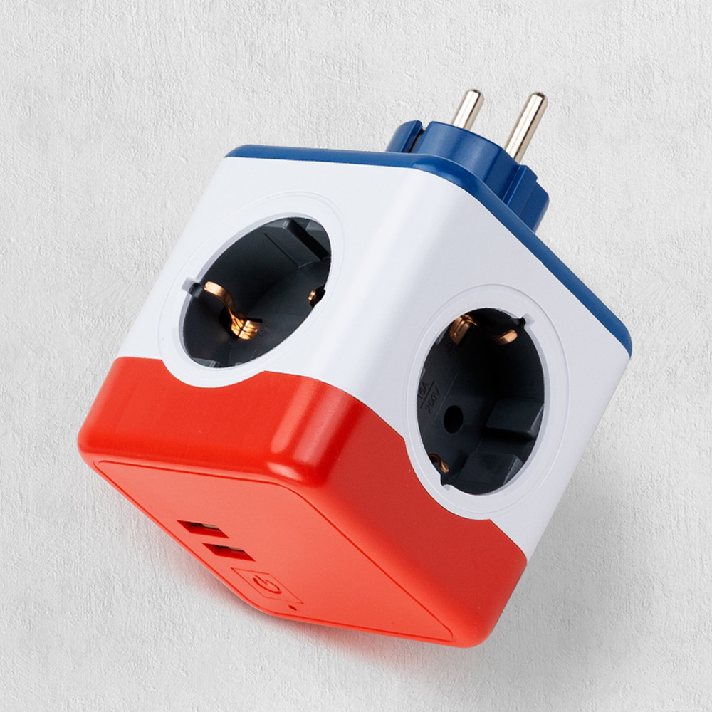 고용량 멀티탭 큐브 4000W USB 디자인 콘센트 5구 - 상세 이미지 5