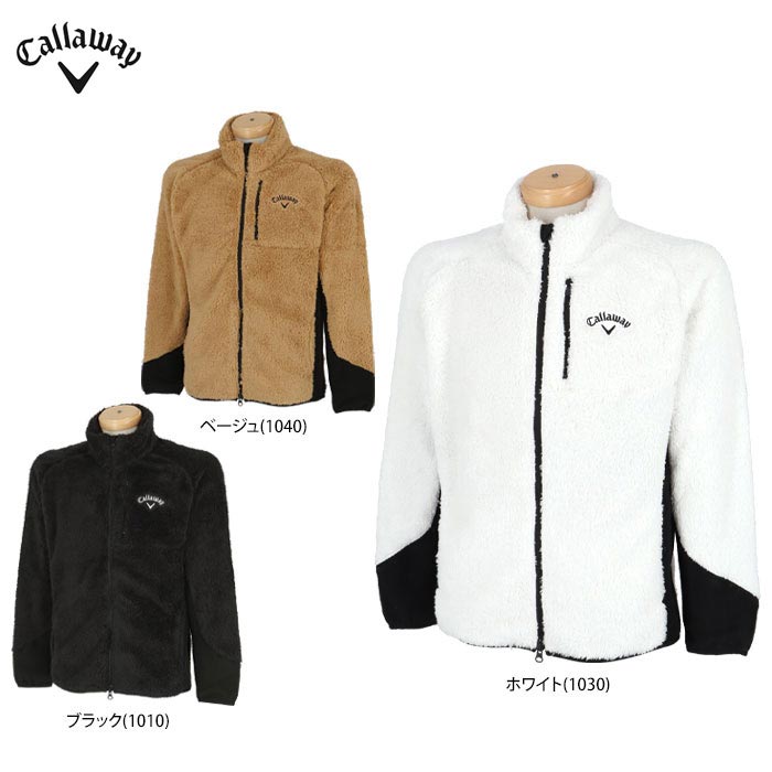 캘러웨이 CALLAWAY 남성 골프 점퍼 후리스 뽀글이 니트 보아 블루종 3컬러 - 상품 이미지