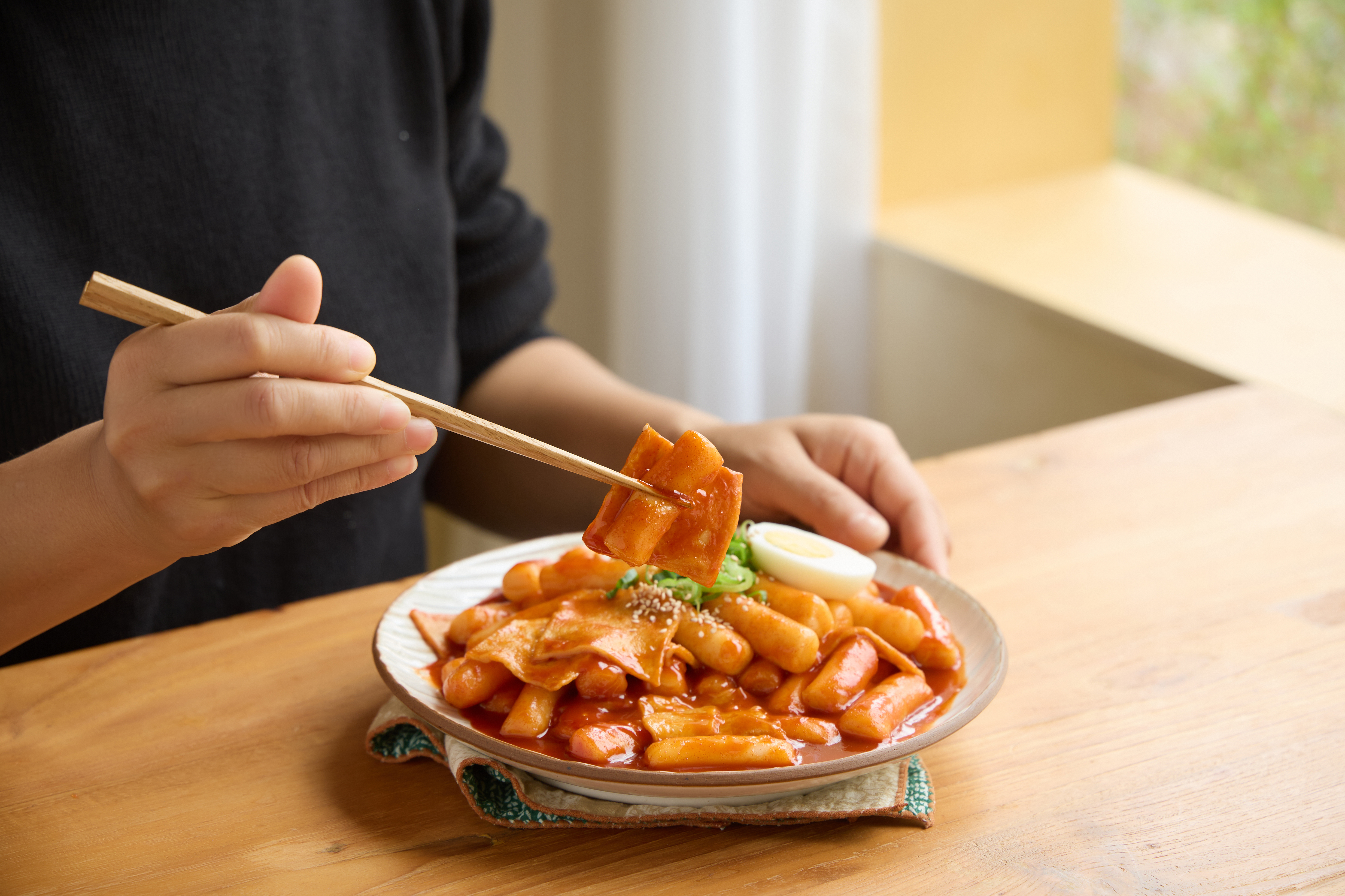 낭만부부 무설탕 쌀 떡볶이 밀키트 2인분(480g) 옛날 국물 가래떡 세트 재료 - 상세 이미지 5
