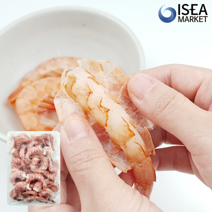 냉동 홍새우이지필 1kg 아르헨티나 붉은 킹단새우 약45-55미[도매용] - 상품 이미지