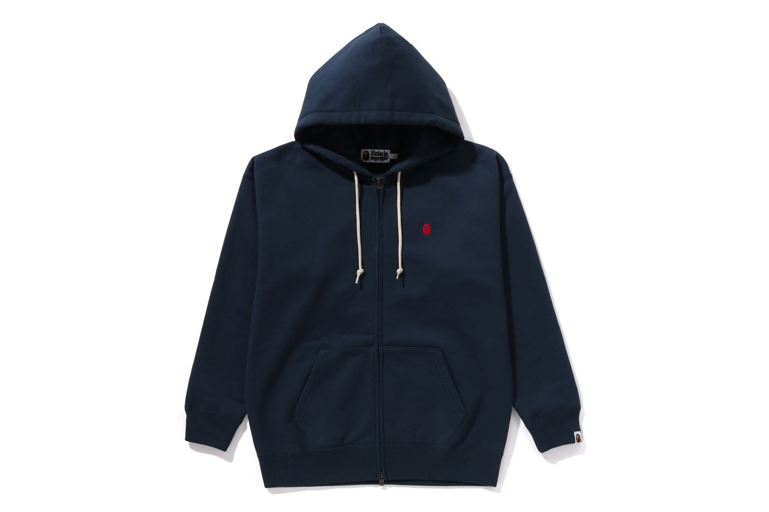 베이프 우먼즈 후드집업 ONE POINT OVERSIZED ZIP HOODIE 1K80-215-002 - 상세 이미지 2