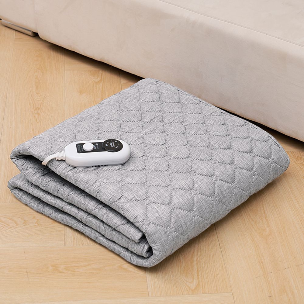 캠핑 전기매트 탄소매트 프리볼트 전기장판 110V 온열매트 1인용 미니싱글 라이트그레이
