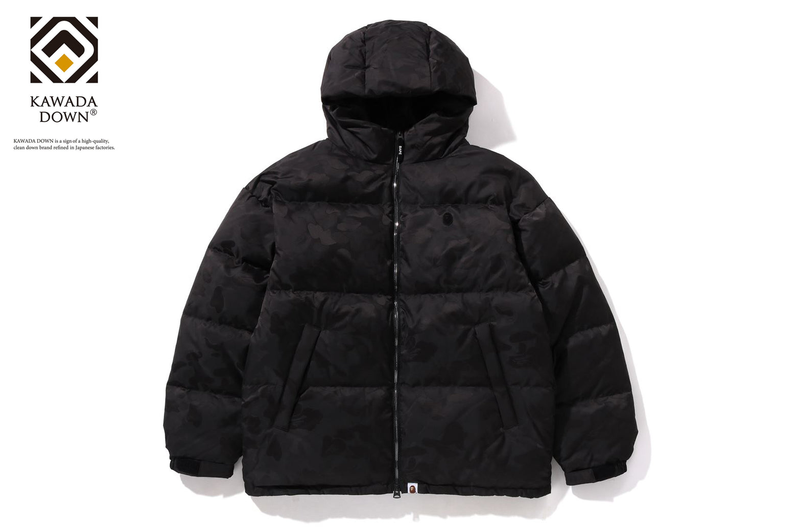 베이프 패딩 SOLID CAMO JACQUARD DOWN JACKET 1K80-144-001 - 상세 이미지 3