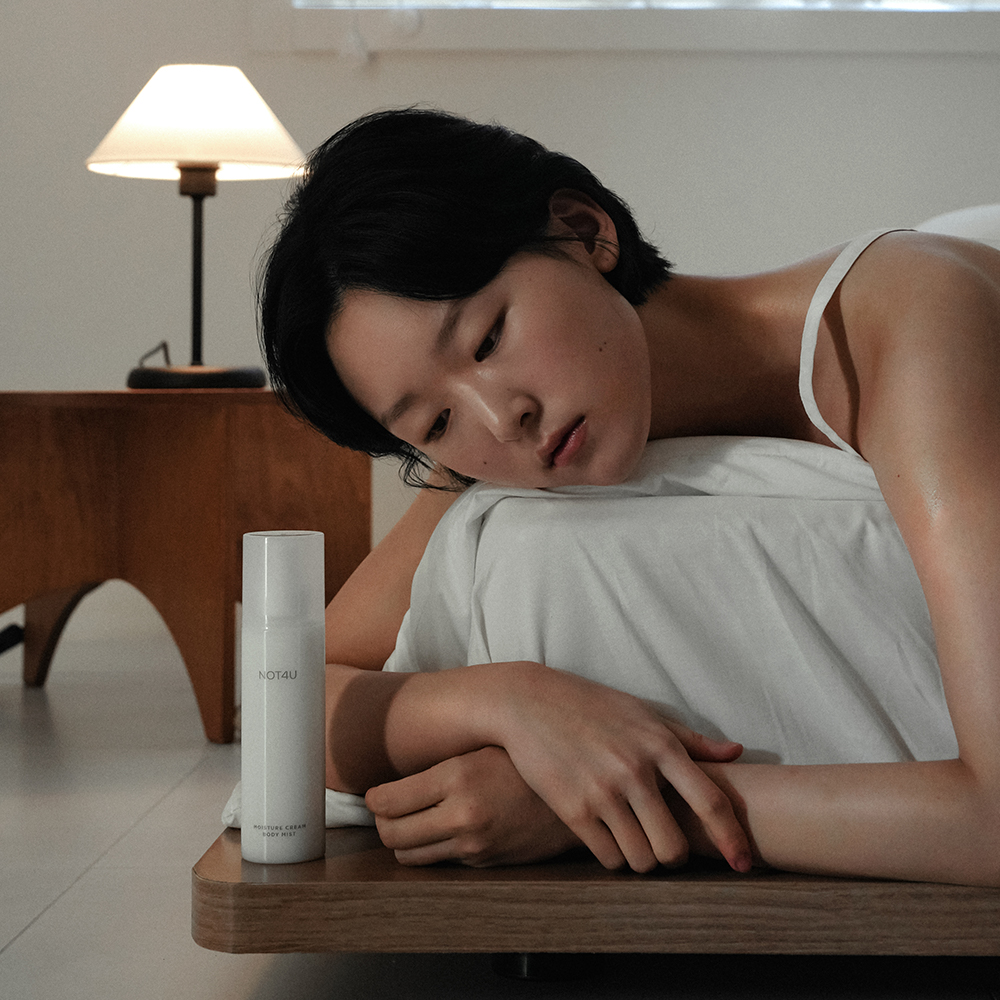 [뿌리는 바디로션]낫포유 모이스처 크림 바디 미스트 머스크향, 200ml, 2개