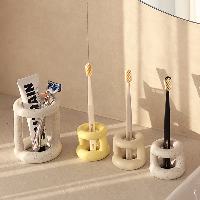 1+1 달팽이리빙 몽글몽글 칫솔꽂이 S